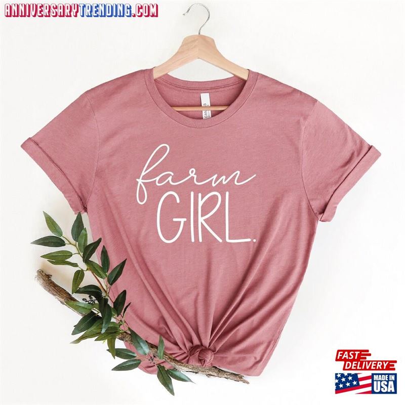 Farm Girl T-Shirt Farmhouse Tee Country Sweatshirt – Bipubunny Store