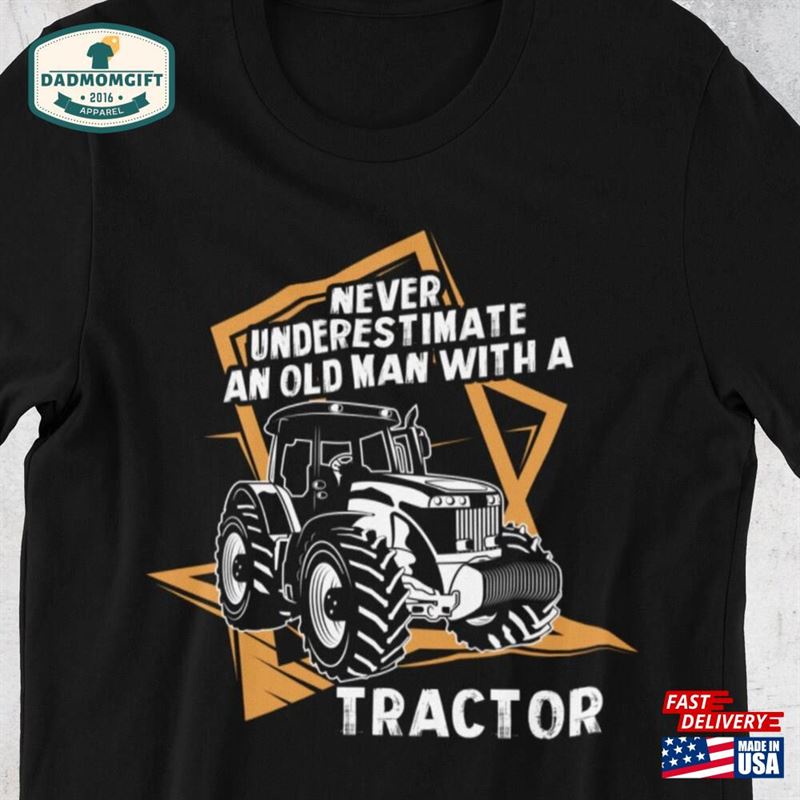 Farming Dad T-Shirt Farmer Shirt Farm Life Tee Tractor Owner Gift Unisex Hoodie