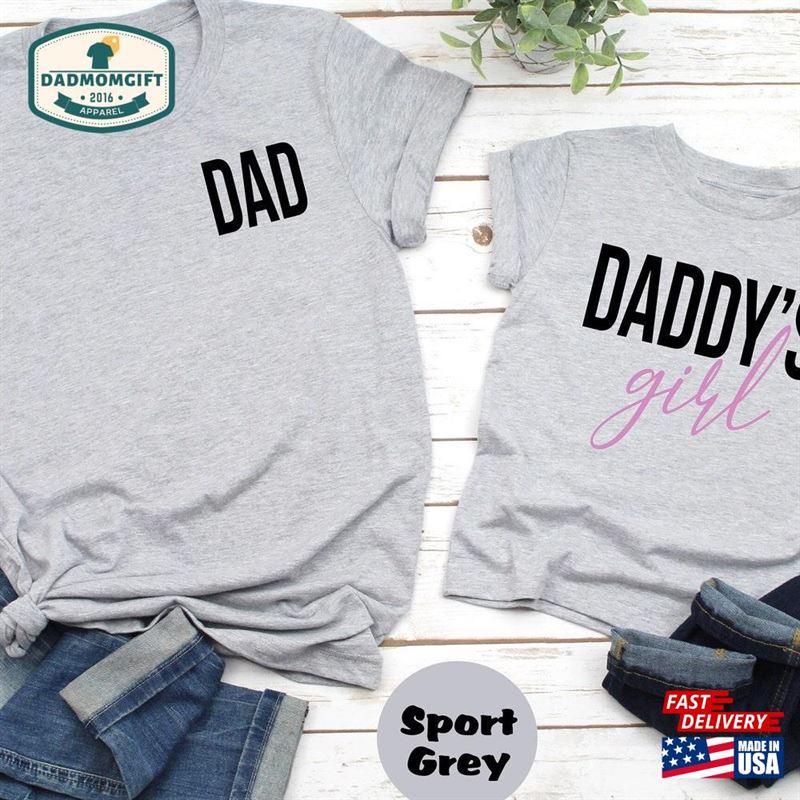 Father And Daughter Matching Shirt Cute Daddy’s Girl T-Shirt Hoodie