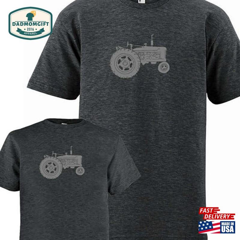 Father Child Matching Son Shirts Tractor Farm T-Shirts Christmas Men Idea Classic T-Shirt