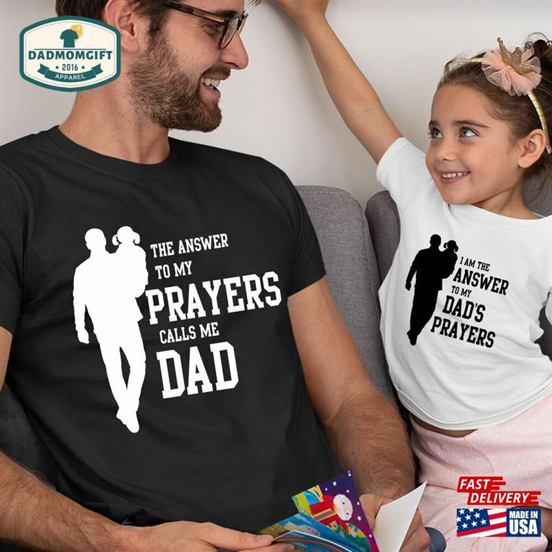 Father Daughter Matching Outfits Shirts Set Gift For Fathers Day New Dad First Hoodie Classic