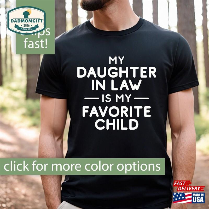 Father In Law Gift Shirt For Fathers Day Funny T-Shirt Unisex Classic