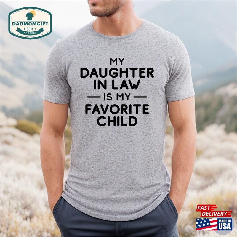 Father In Law Gift Shirt For Fathers Day Funny T-Shirt Unisex Classic