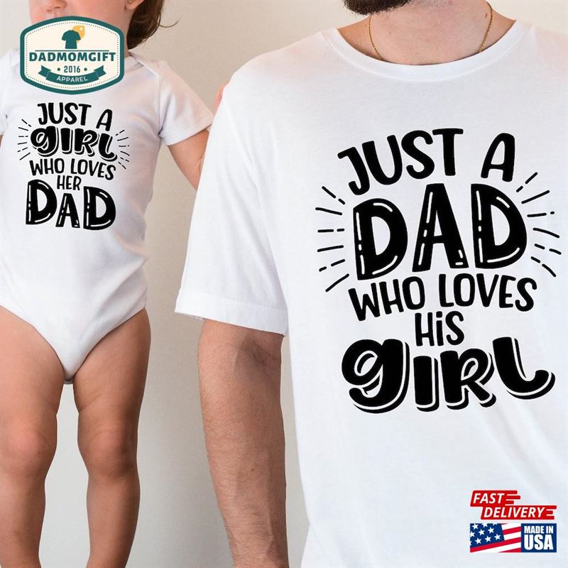 Fathers Day Daddy And Daughter Shirts Matching Dad Unisex Classic