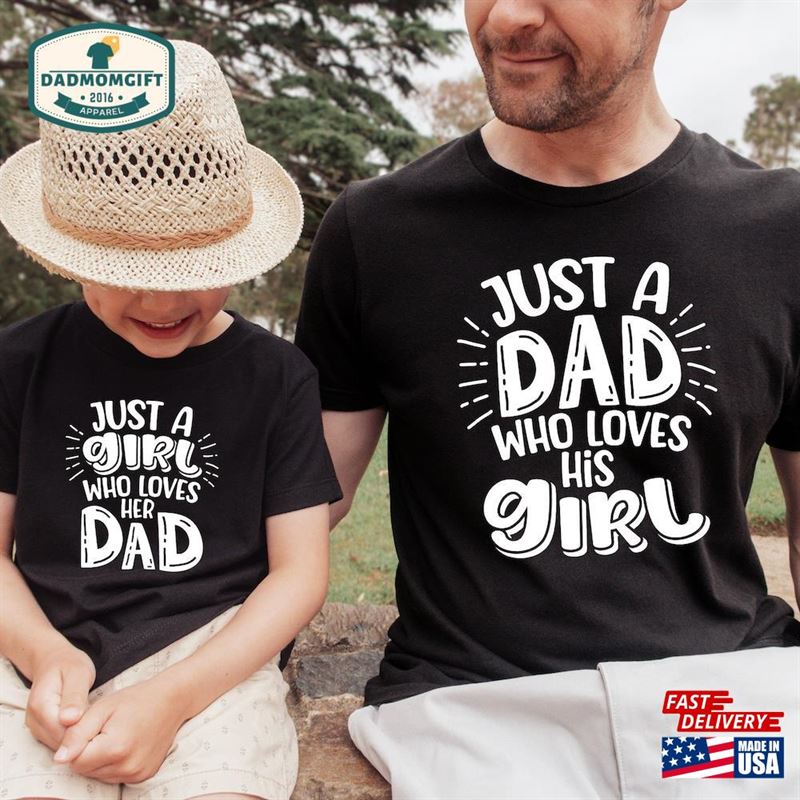 Fathers Day Daddy And Daughter Shirts Matching Dad Unisex Classic