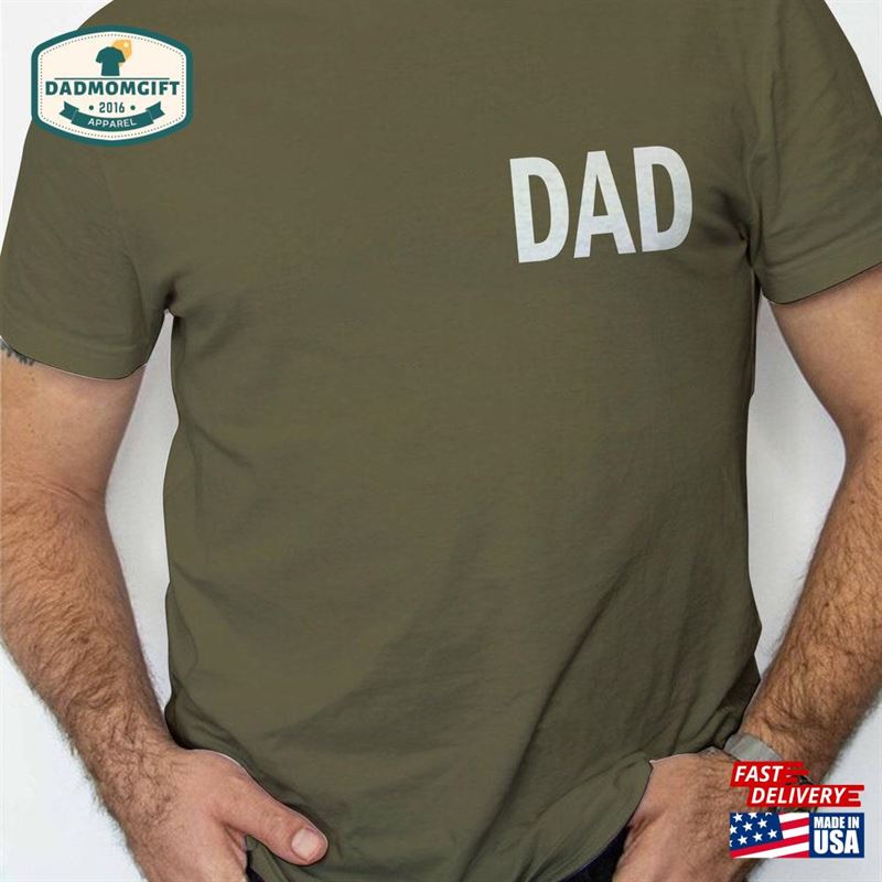 Fathers Day Gift From Daughter Father Matching Shirts Dad And Baby Classic T-Shirt