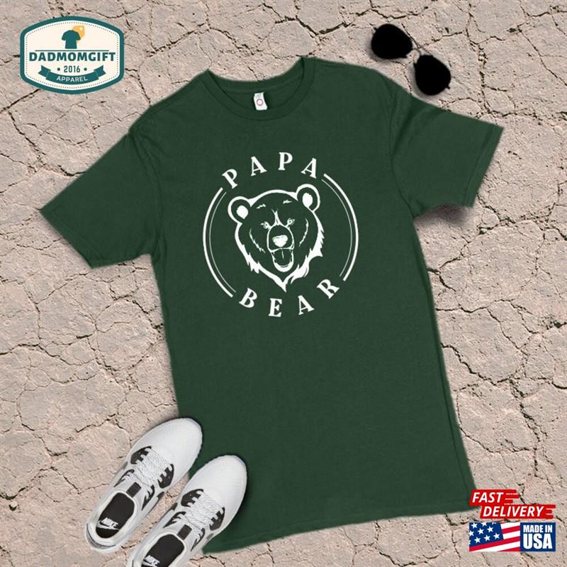 Father’s Day Gift Papa Bear Sunglass Shirt Sweatshirt Classic