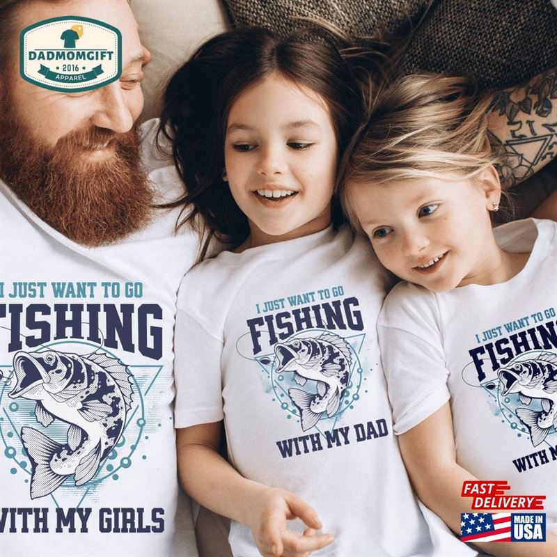 Father’s Day Matching Fishing Shirt For Dad Grandpa Kids Grandkids Daughter Match Unisex Sweatshirt