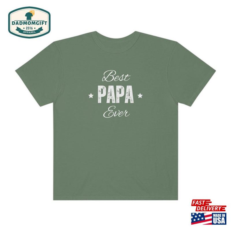 Father’s Day Shirt Best For Papa Ever Gift Dad Classic T-Shirt