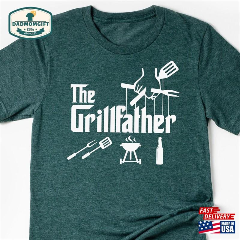 Father’s Day Shirt The Grillfather T-Shirt For Dad Or Husband Sweatshirt Hoodie