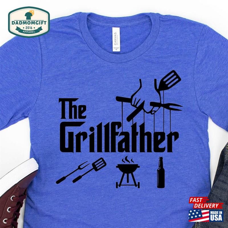 Father’s Day Shirt The Grillfather T-Shirt For Dad Or Husband Sweatshirt Hoodie