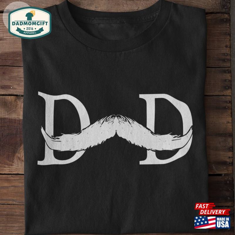 Fathers Day T-Shirt For Dads With Mustache Wrestling Shirt Hoodie