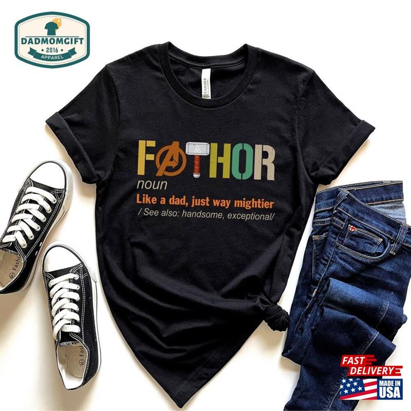 Fathor Shirt Definition Husband Daddy Hero Sweatshirt T-Shirt