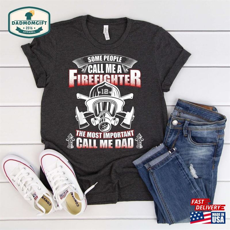 Firefighter Shirt Emt Fire Department Unisex Classic