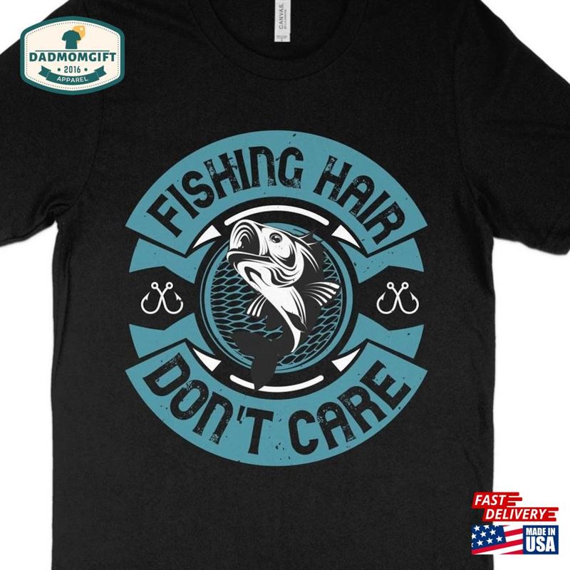 Fishing Hair Mens T-Shirt Funny Shirt Sweatshirt