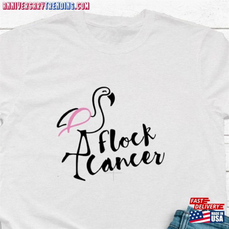 Flock Cancer Shirt Breast Flamingo Classic T-Shirt – Bipubunny Store