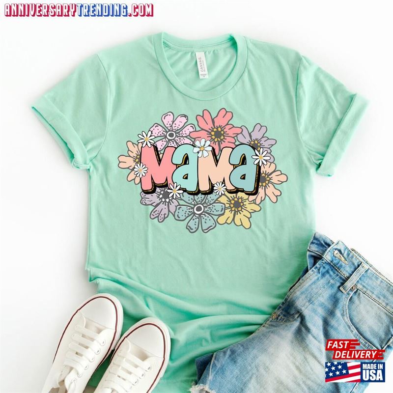 Floral Mama Shirt Mother’s Day Sweatshirt Hoodie – Bipubunny Store