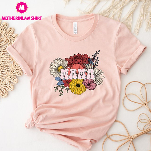 Floral Mama Shirt,Mama Floral Aplique Sweatshirt,Happy Mother’s Day,Mother’s Day Gift,Best Mom Tshirt,New Mommy Gifts,Custom Gift For Mother