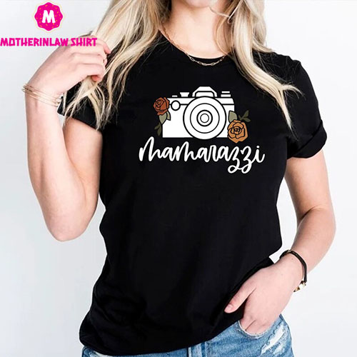 Floral Mamarazzi Shirt,Mothers Day Shirt,Funny Mother Shirt,Mother Day T-shirt,Cameramen Mama Shirt For Mom,Gifts for Mom,Mom Life Shirt