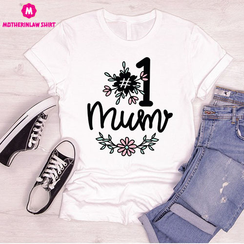 Floral Mom T-Shirt, Mothers Day Gift, Cute Mama Outfit, Mothers Day Shirt, Mother Gift, Mommy Vneck Tshirt, New Mom Gift, Best Mom T Shirt