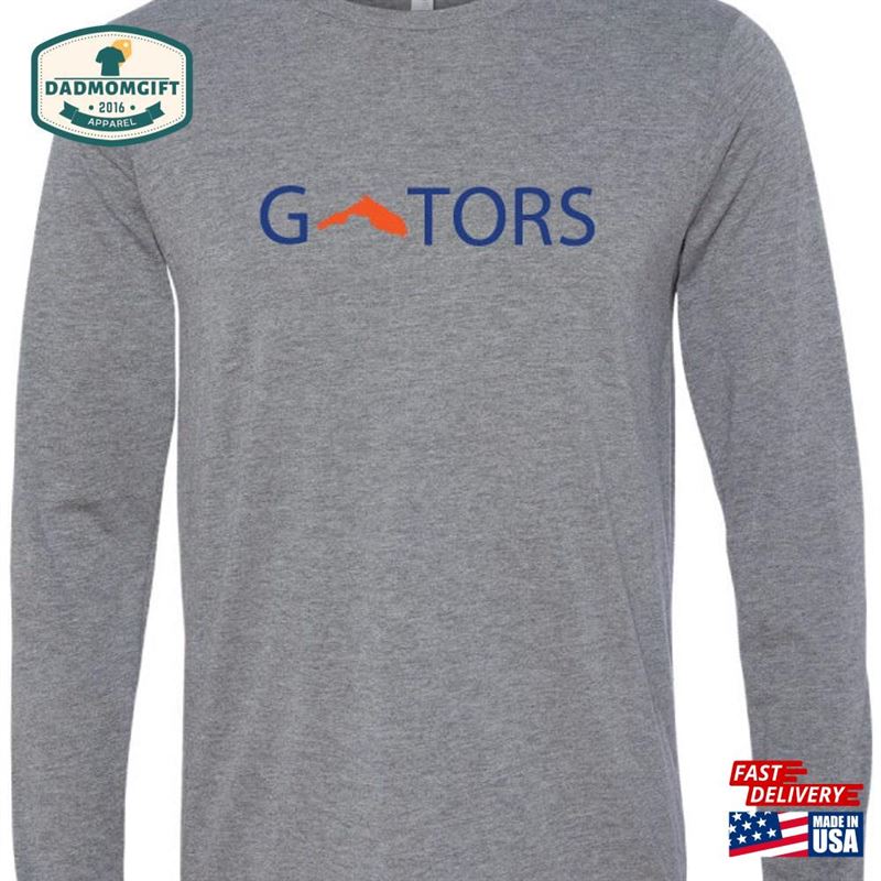 Florida Gators Triblend Long Sleeve Tee 2 Options T-Shirt Classic