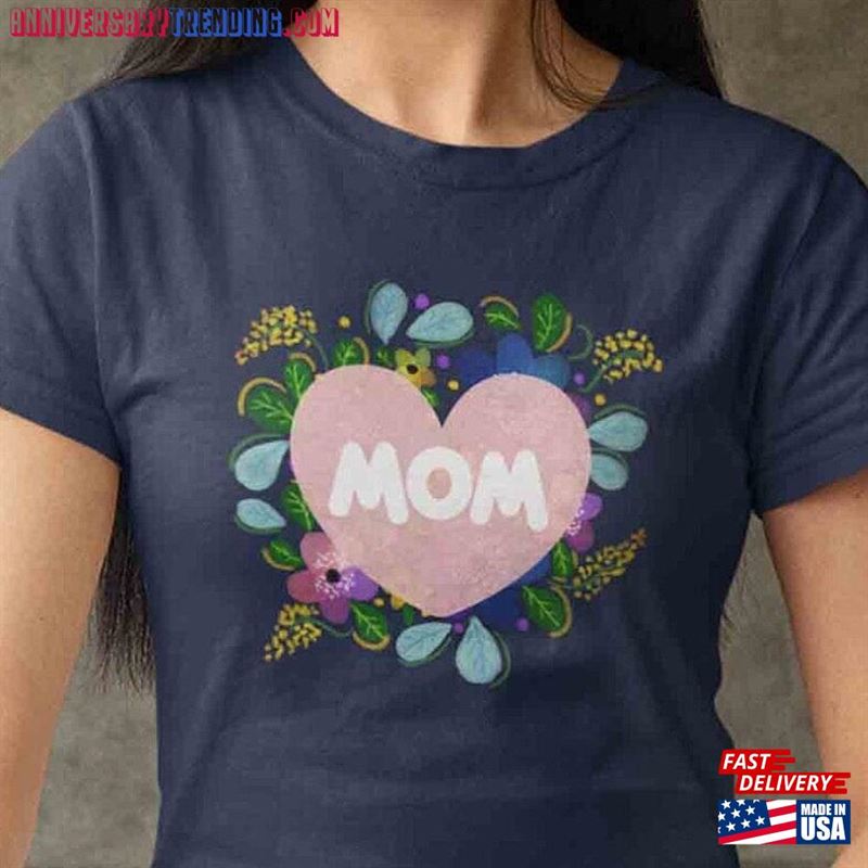 Flower Mom 100% Cotton Tee T-Shirt Family Gift For Hoodie – Bipubunny Store