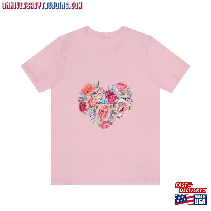 Flowers Unisex Jersey Short Sleeve Tee Sweatshirt Classic – Bipubunny Store