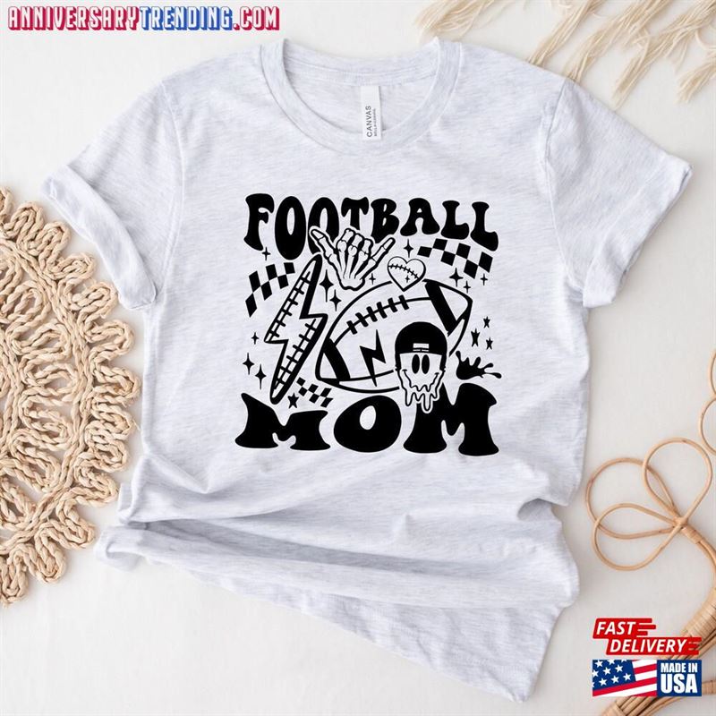 Football Mom Shirt Mama Tee Hoodie T-Shirt – Bipubunny Store