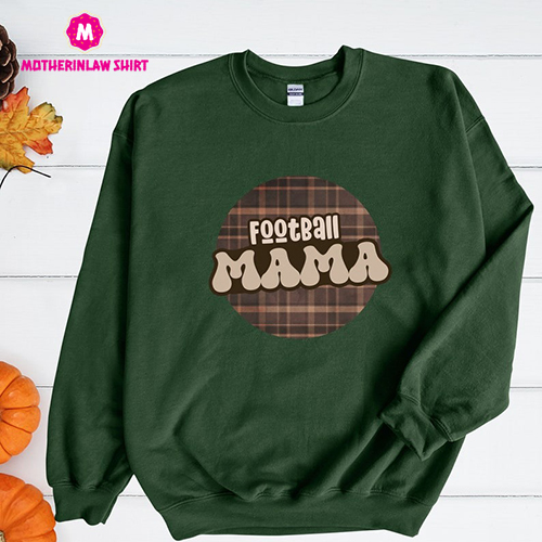 Football Mom Sweatshirt, Football Mama Sweater, Gift for Football Mom, Sports Mom, Retro Fall Sweatershirt, Fall Sweater, Autumn Sweater