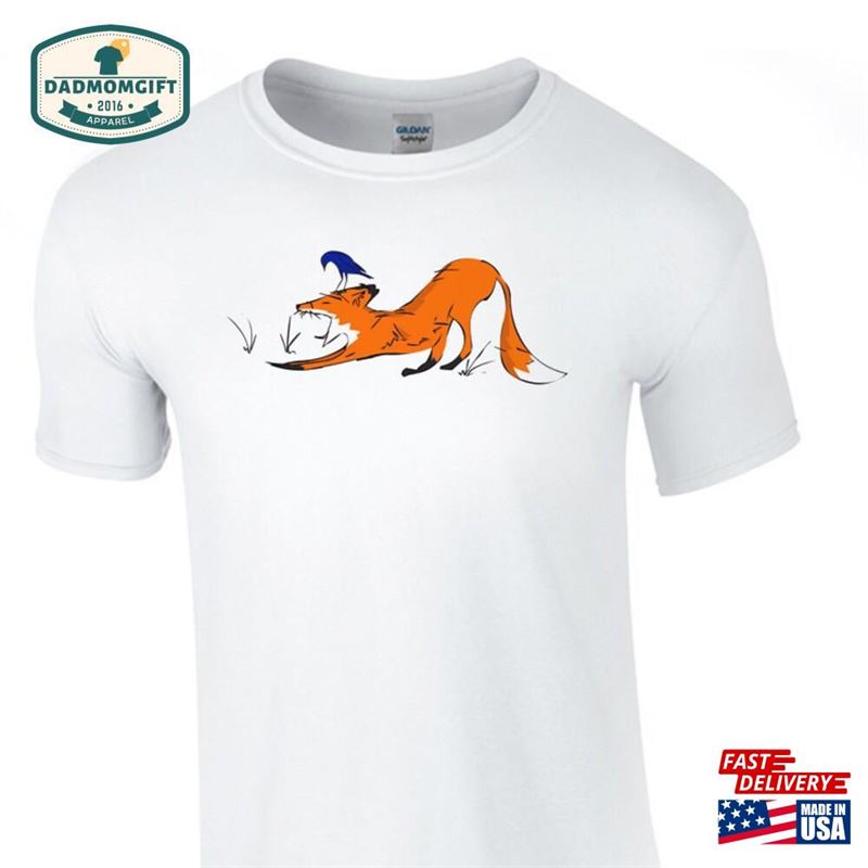 Funky Men T Shirt Fox T-Shirt Classic