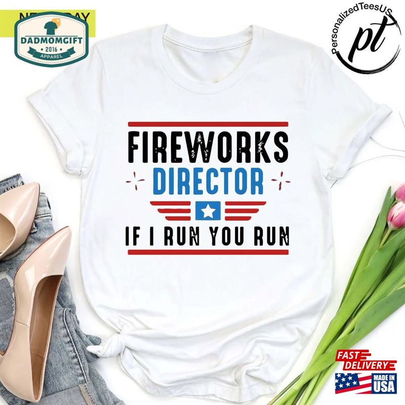 Funny 4Th Of July Shirt For Men Fireworks Director T-Shirt 1776 Independence Day Sweatshirt