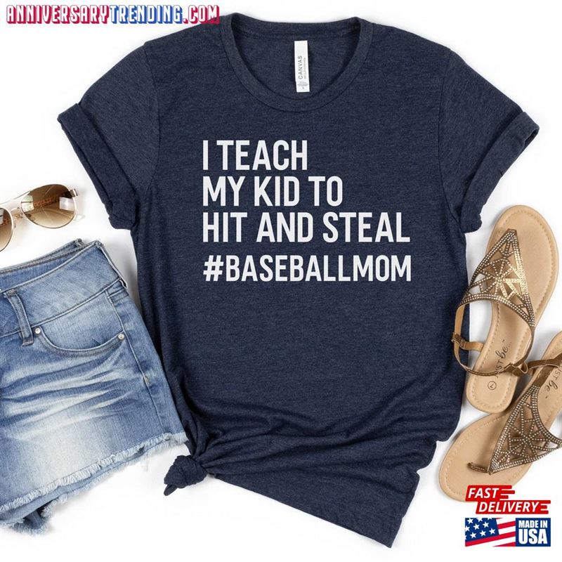 Funny Baseball Shirt Softball Mom Life Sweatshirt Unisex – Bipubunny Store