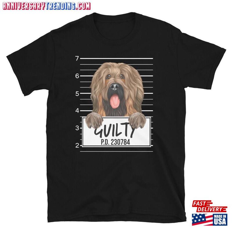 Funny Briard Dog Mugshot Pet Portrait Gift Lover Shirt Hoodie Sweatshirt – Bipubunny Store