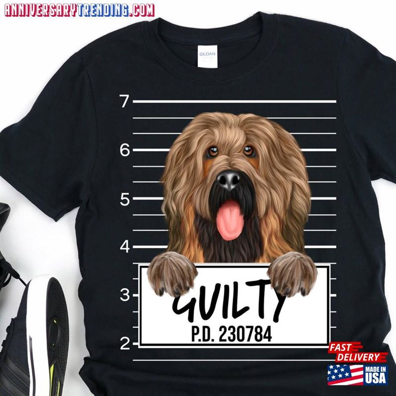 Funny Briard Dog Mugshot Pet Portrait Gift Lover Shirt Hoodie Sweatshirt – Bipubunny Store