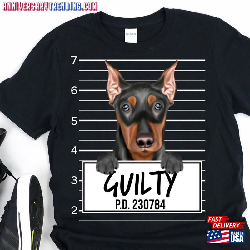 Funny German Pinscher Dog Mugshot Pet Portrait Gift Lover Shirt Sweatshirt Hoodie – Bipubunny Store