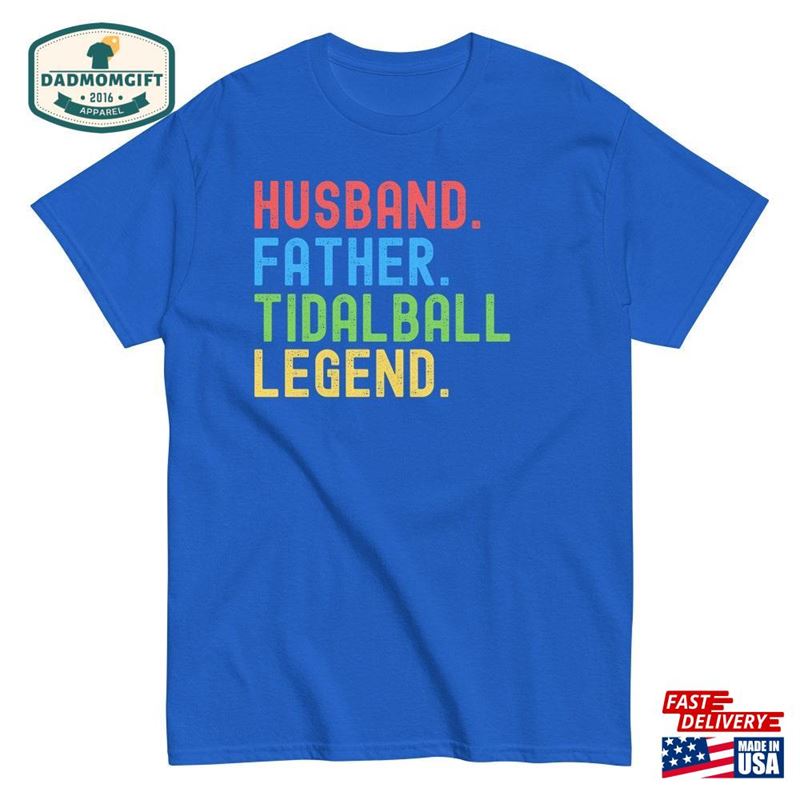 Funny Husband Tidalball Dad Legend Classic T-Shirt