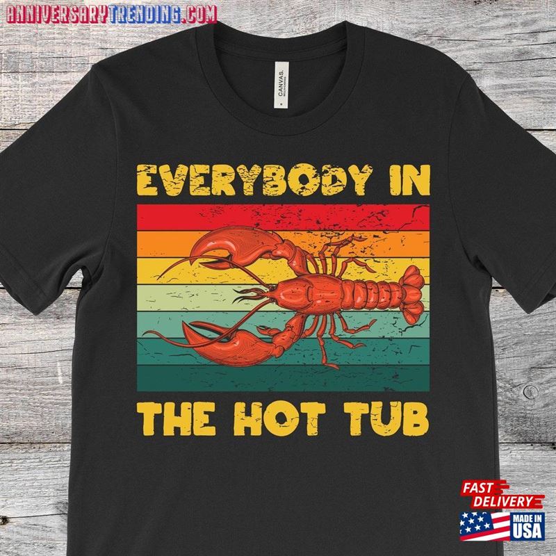 Funny Lobster Boil Crew Master Vintage T-Shirt Lobsters Lover Pun Gift Cooking Boiling Cajun Seafood Pot Chef Fishing Fathers Day Present Unisex – Bipubunny Store