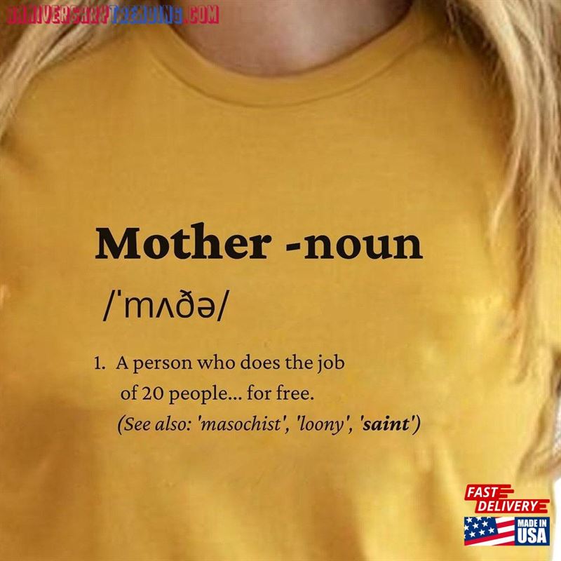 Funny Mom Dictionary Shirt Mother’s Gift Hoodie Unisex – Bipubunny Store