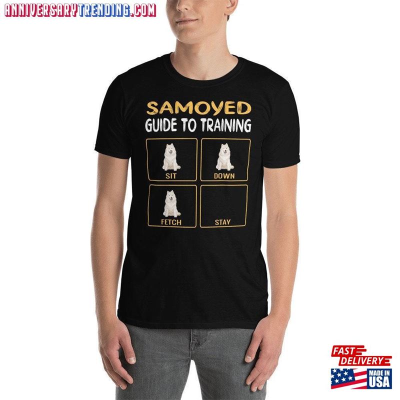 Funny Samoyed Obedience Guide To Training Dog Gift Trainer Shirt Hoodie T-Shirt -Bipubunny Store