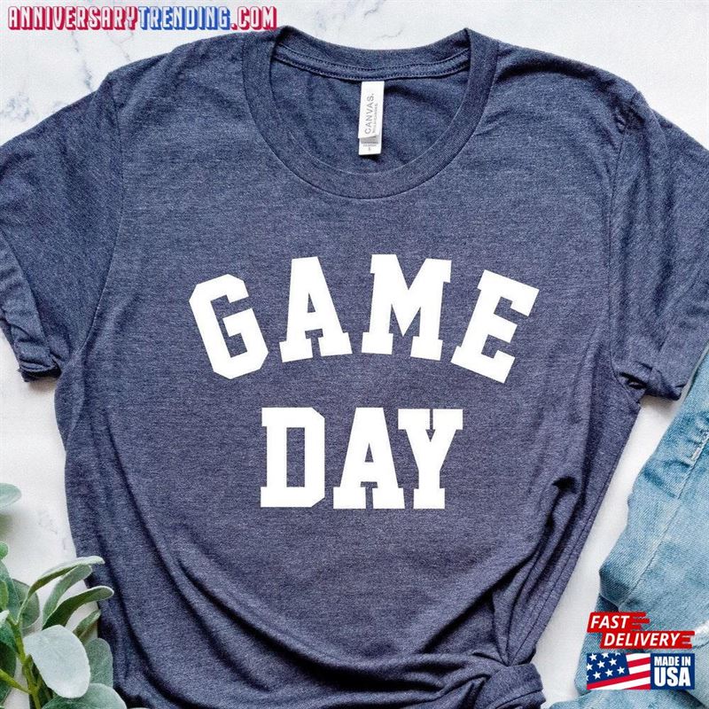 Game Day Shirt Sports Cute Football Hoodie Unisex – Bipubunny Store