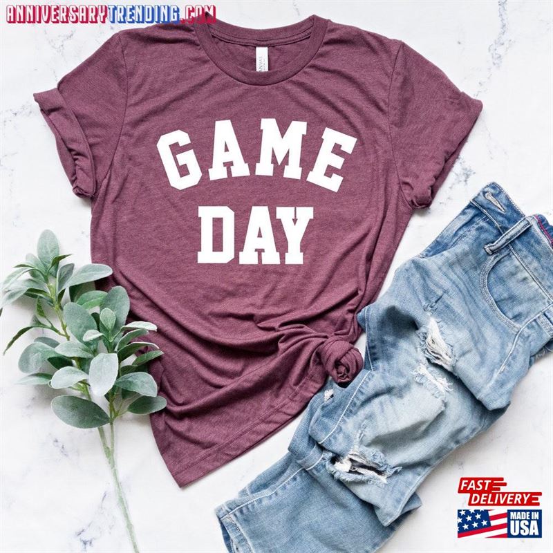 Game Day Shirt Sports Cute Football Hoodie Unisex – Bipubunny Store