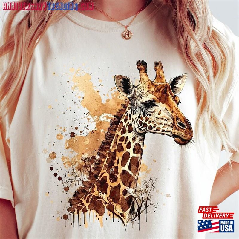 Giraffe Shirt Trendy Comfort Colors Tshirt Boho Aesthetic T-Shirt Gift Hoodie – Bipubunny Store