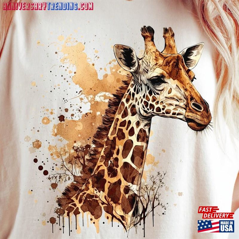 Giraffe Shirt Trendy Comfort Colors Tshirt Boho Aesthetic T-Shirt Gift Hoodie – Bipubunny Store