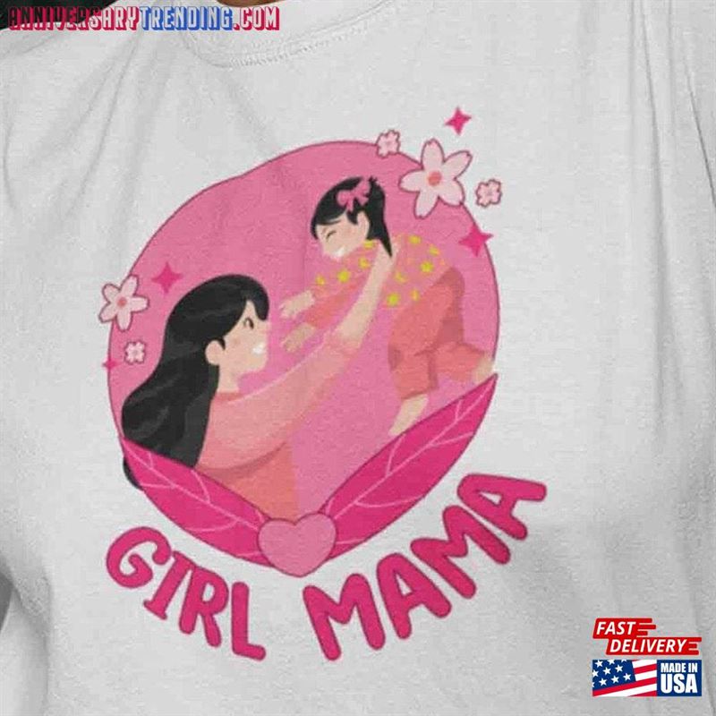 Girl Mama 100% Cotton Tee T-Shirt Family Gift For Mom Classic Unisex – Bipubunny Store