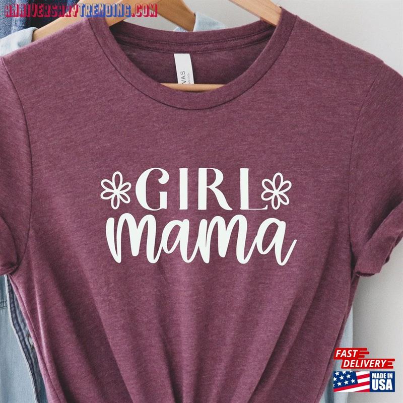 Girl Mama Shirt Boy Mothers Day T-Shirt Classic -Bipubunny Store