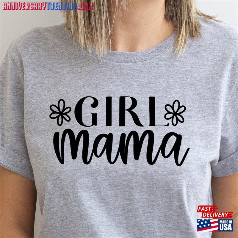 Girl Mama Shirt Boy Mothers Day T-Shirt Classic -Bipubunny Store