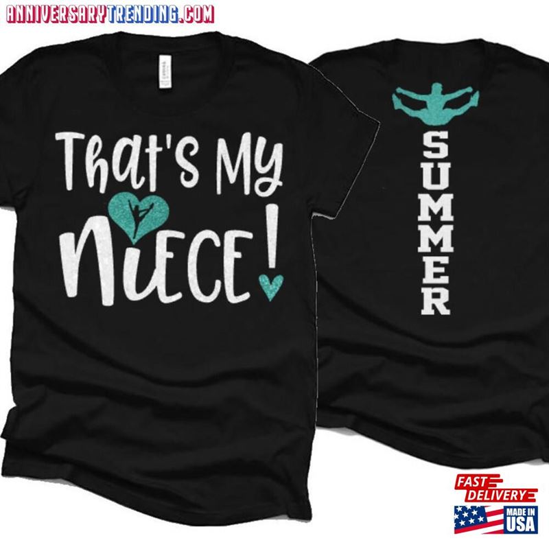 Glitter That’s My Niece Cheer Shirt T Classic T-Shirt -Bipubunny Store