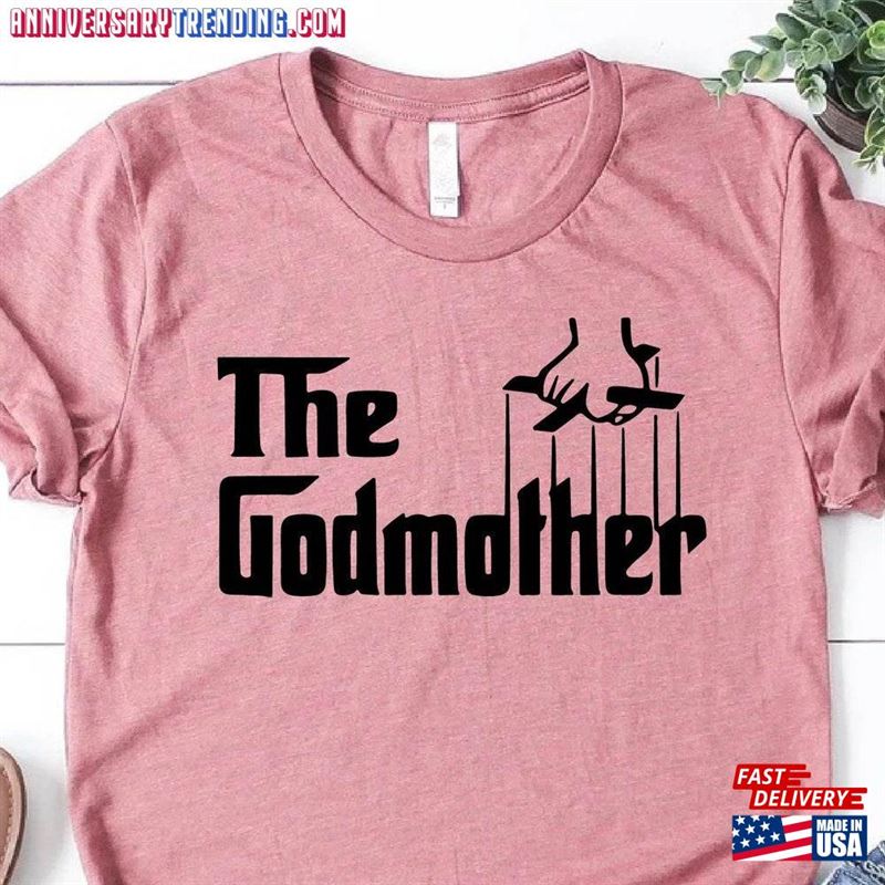 Godmother Shirt Gift Cute Mother Tee Unisex Sweatshirt – Bipubunny Store