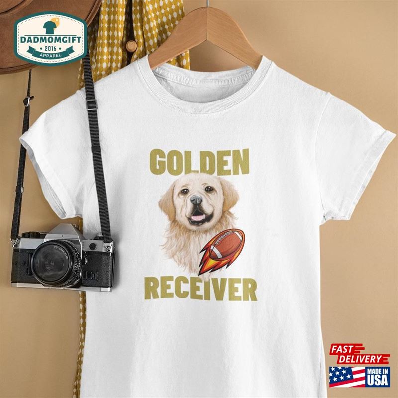 Golden Receiver Dog T-Shirt Gift For Retriever Mom Shirt Sweatshirt Classic