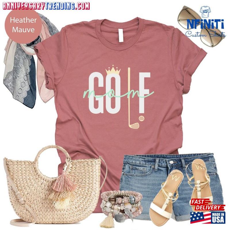 Golf Mom Shirt For Women Cute Unisex Classic -Bipubunny Store